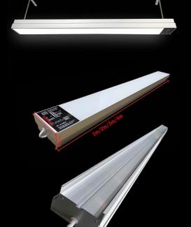 100mm*60mm NO Cable Tray Connectable Suspended LED Linear Hanging Light for parking lot supermarket H10061 - 副本
